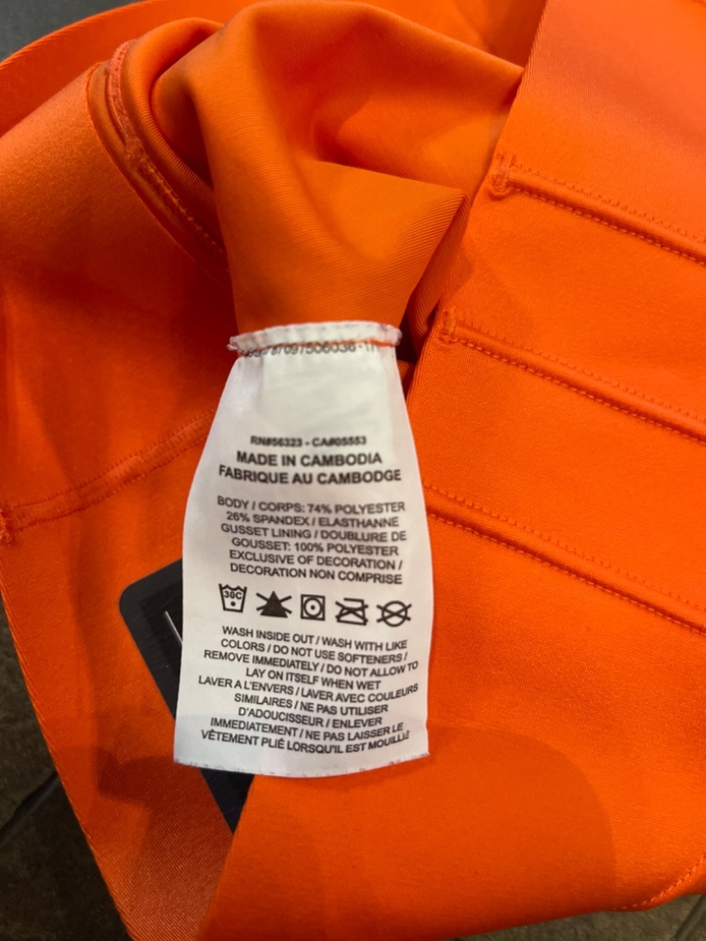 Nike Revolve City Ready 7/8 Tight in Electro Orange Running Leggings Size XS - Picture 11 of 11
